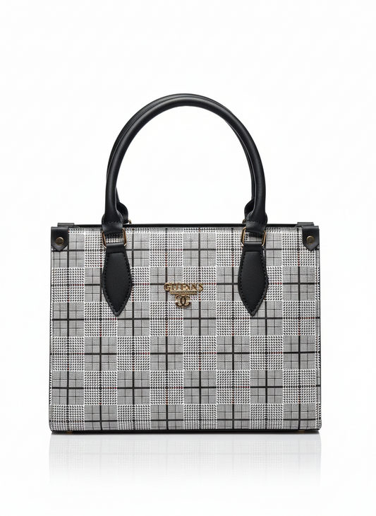 Glen Tartan Luxury Leather Handbag