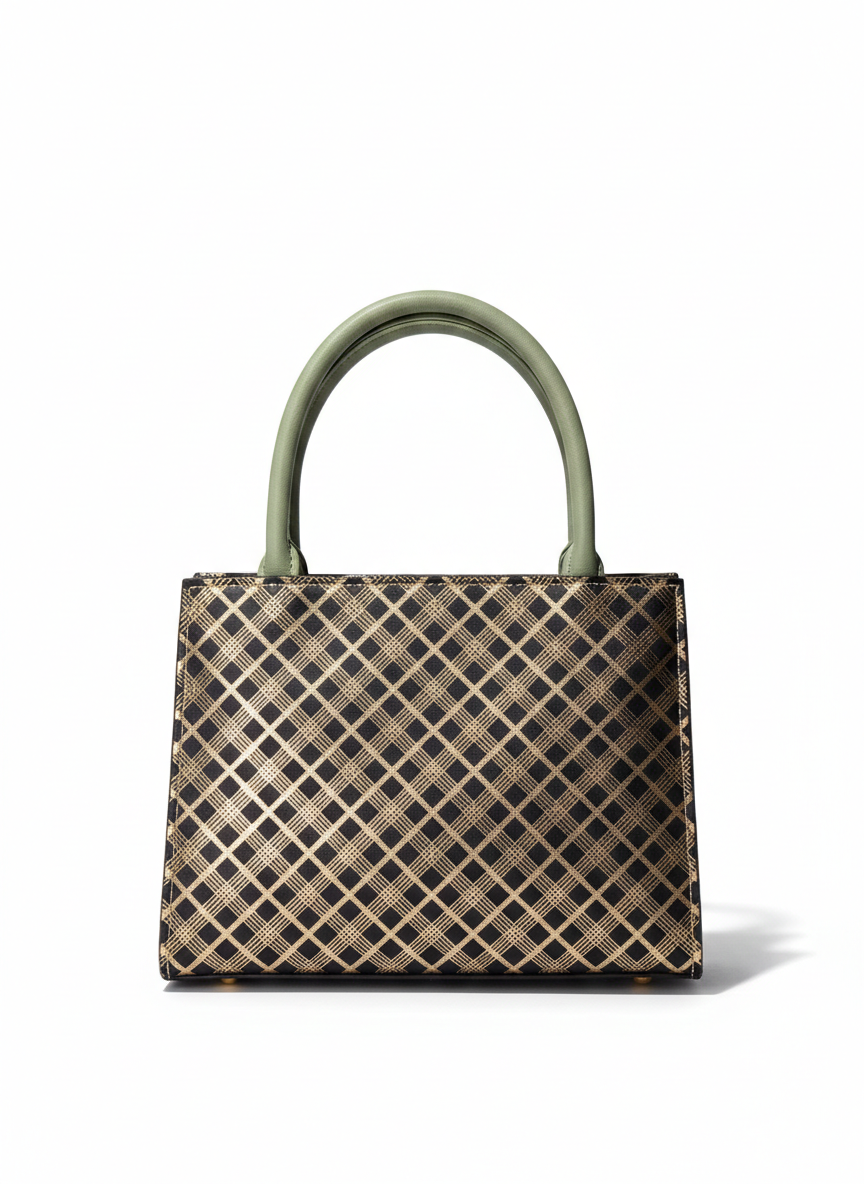 Mashitique Checkered Handbag