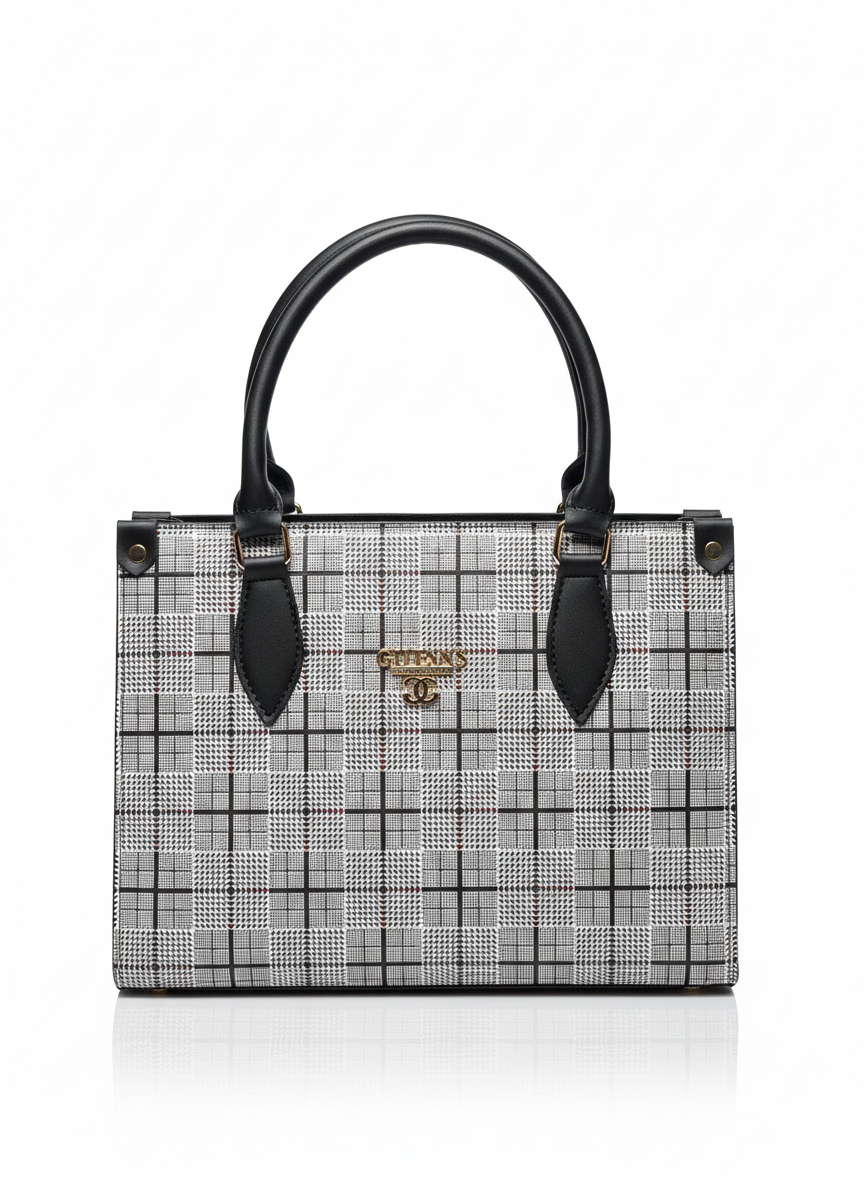 Glen Tartan Luxury Leather Handbag