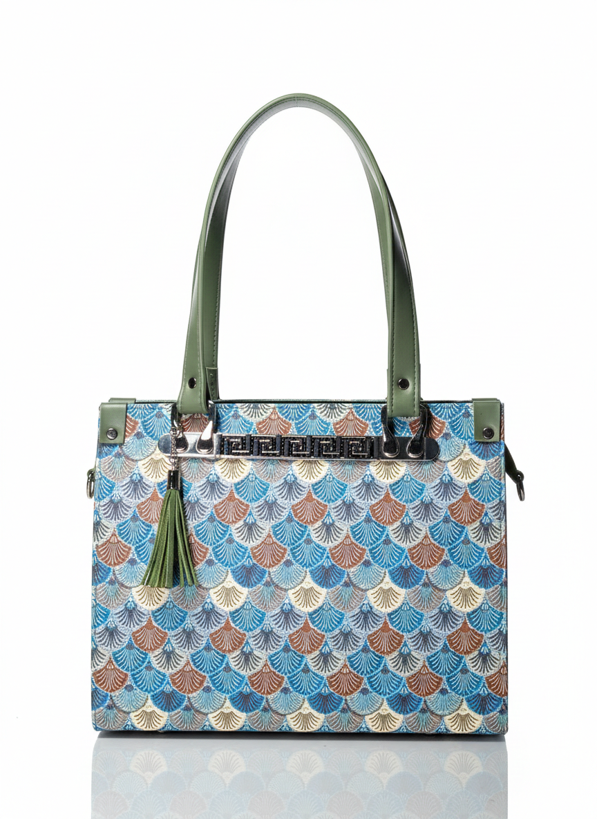 Retro Shell Pattern Tote Bag