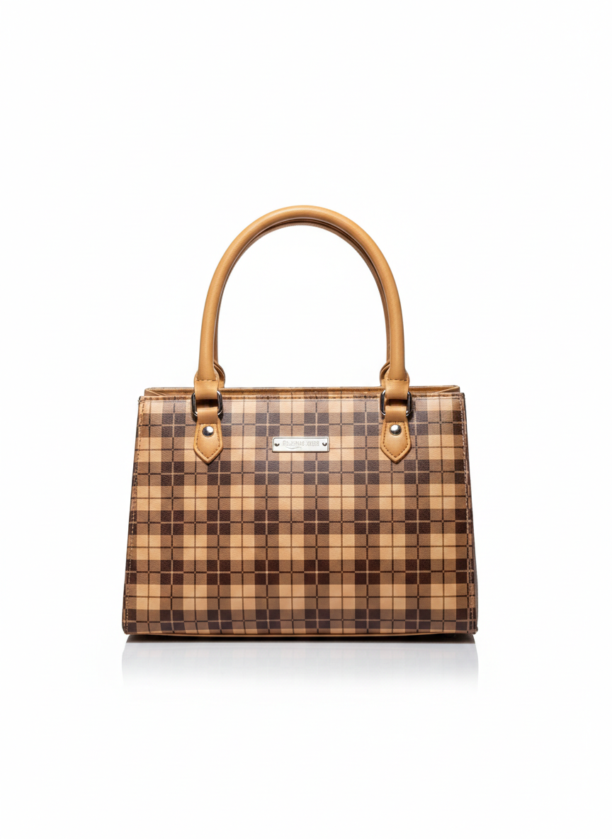 Mashitique Checkered Handbag